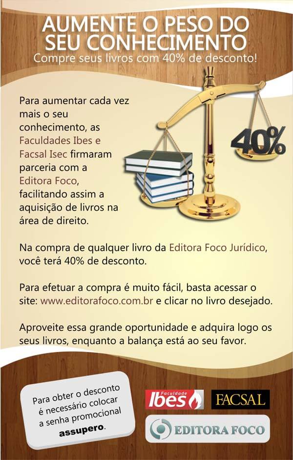 Centro Universitário de Salvador – UNICEUSA e FACSAL firma Parceria com a Editora Foco