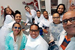 Estudantes de Enfermagem realizam experimento com repolho roxo revela a magia da Química no UNICEUSA-FACSAL