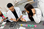Estudantes de Enfermagem realizam experimento com repolho roxo revela a magia da Química no UNICEUSA-FACSAL