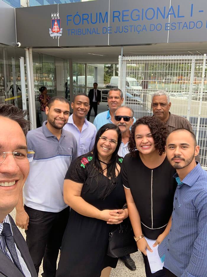 Alunos de Direito visitam o Fórum