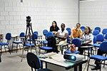Funcionários da Ferreira Costa participam de aula com a professora Paloma Branco, coordenadora pedagógica das Faculdades Centro Universitário de Salvador – UNICEUSA e FACSAL