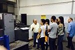 Alunos do Centro Universitário de Salvador – UNICEUSA visitam parque gráfico da EGBA