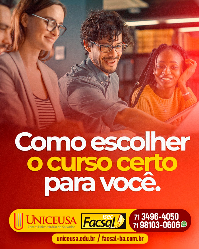 Escolher sua graduação é escolher o futuro: descubra o caminho certo com o UNICEUSA-FACSAL