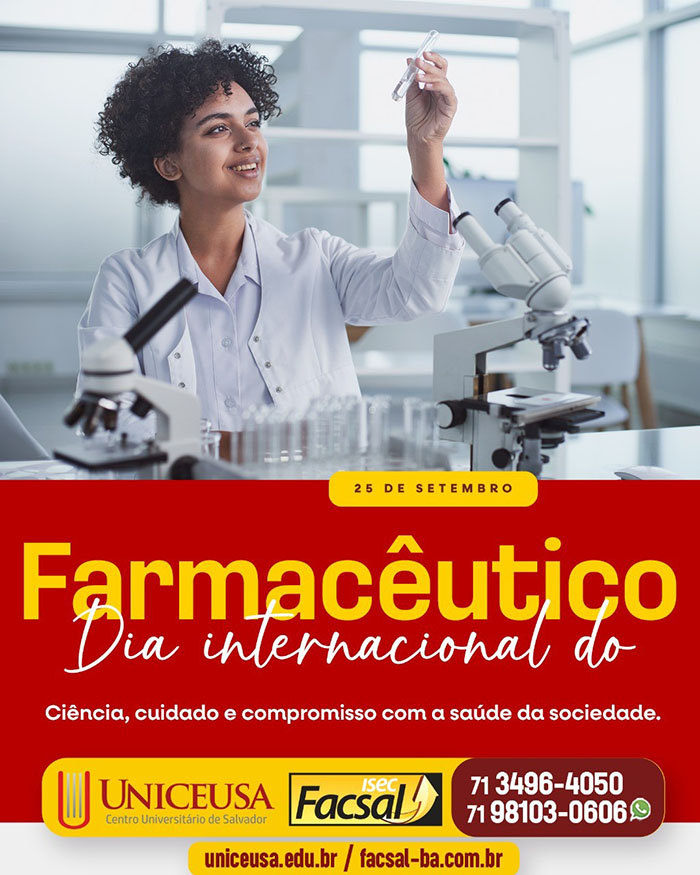 UNICEUSA-FACSAL celebra o Dia Internacional do Farmacêutico